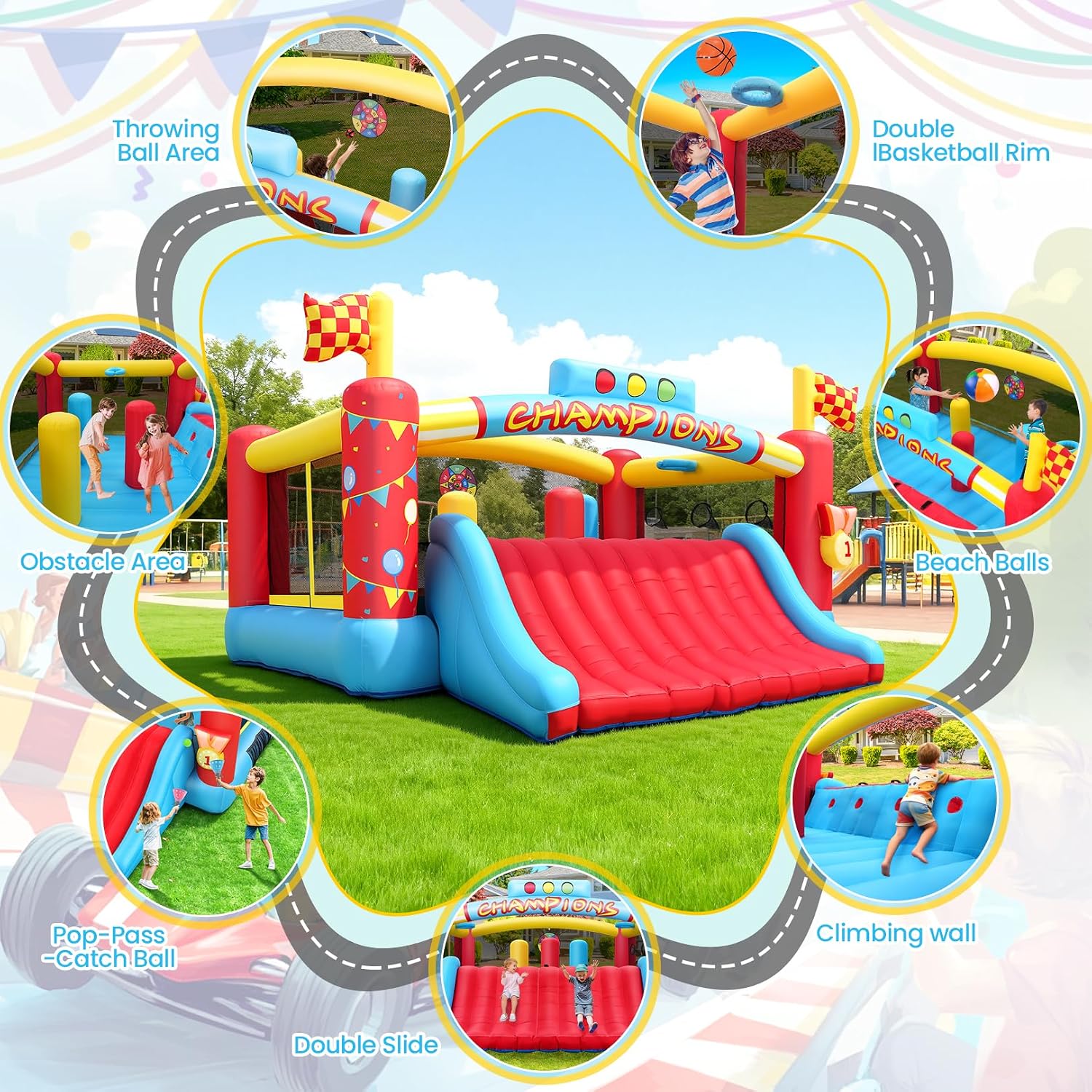 Gran Casa de Brinco Inflable p - Kids Outdoor Inflatable reseña y precio