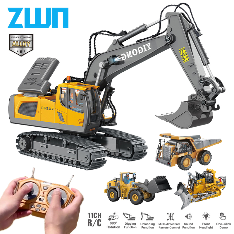 ZWN-excavadora con Control rem - Kids Outdoor Digger reseña y precio
