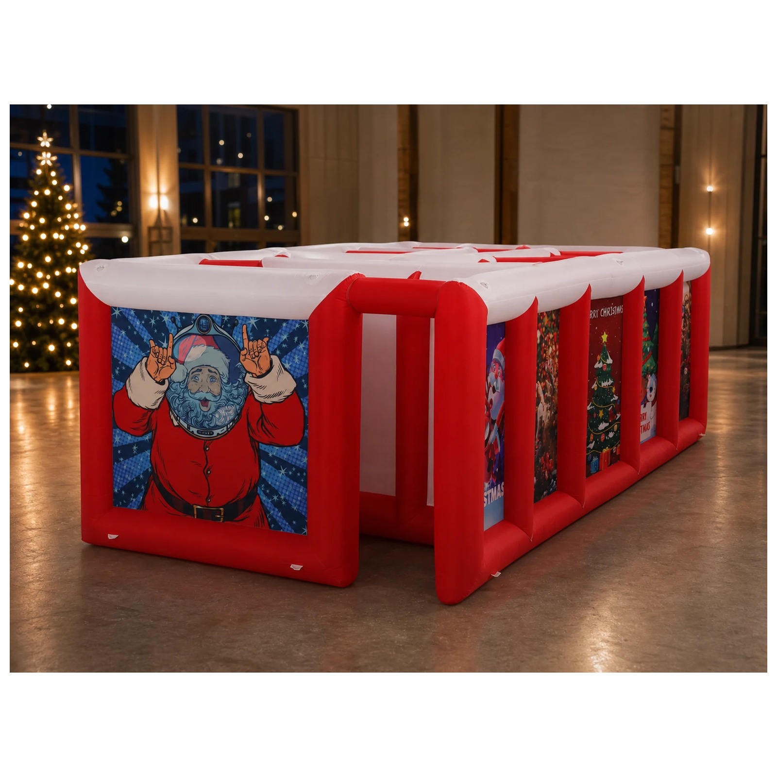 Laberinto Inflable Grande Rojo - Kids Outdoor Inflatable reseña y precio