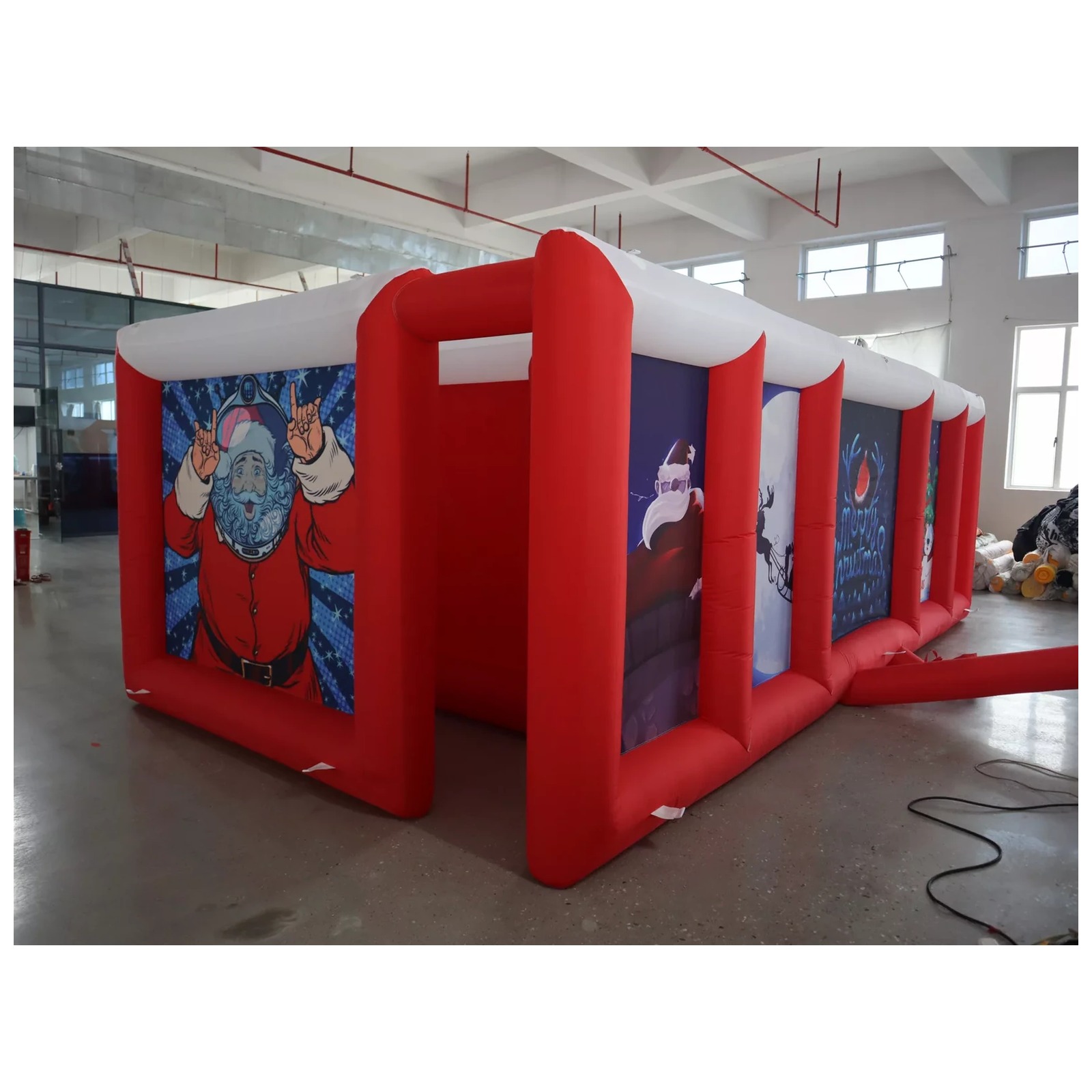 Laberinto Inflable Grande Rojo - Kids Outdoor Inflatable reseña y precio