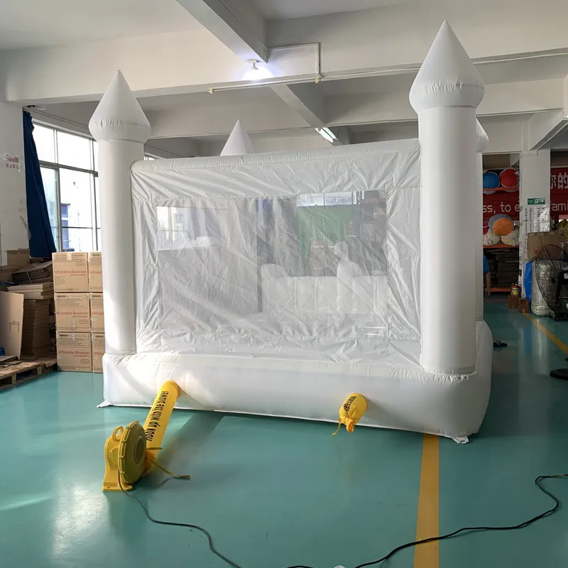 Castillo Inflable Gigante Blan - Kids Outdoor House With Slide reseña y precio