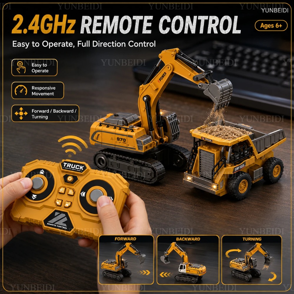 Mini coche de aleación con con - Kids Outdoor Digger reseña y precio