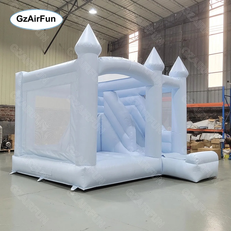 Castillo Inflable Blanco para  - Kids Outdoor House With Slide reseña y precio