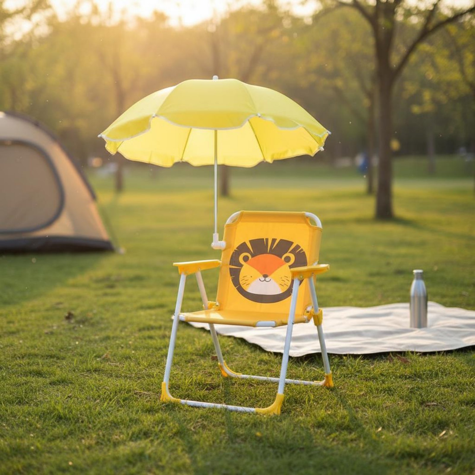 Silla Portátil para Niños con  - Kids Outdoor Umbrella Chair reseña y precio