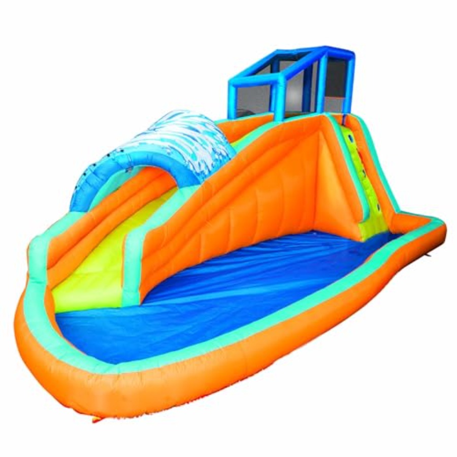 Tobogán acuático inflable para - Kids Outdoor Tunnel reseña y precio