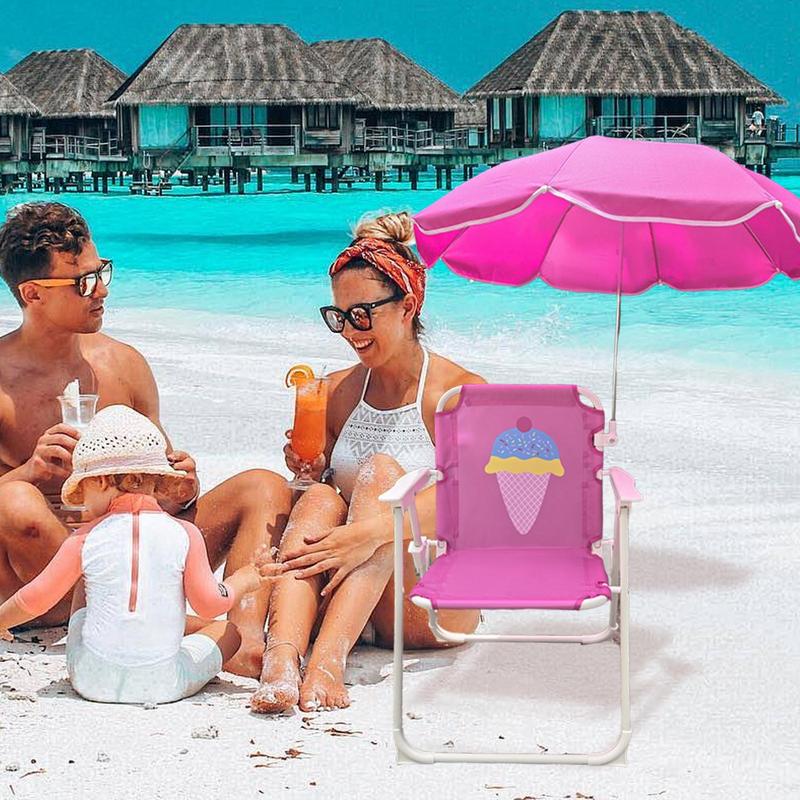 Silla con sombrilla para niños - Kids Outdoor Umbrella Chair reseña y precio