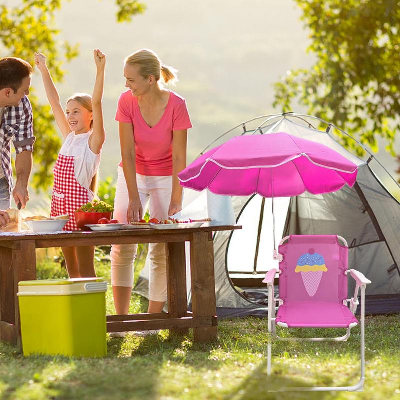 Silla con sombrilla para niños - Kids Outdoor Umbrella Chair reseña y precio