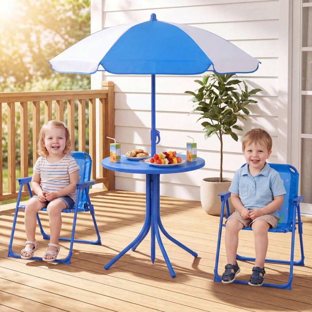 Mesa de Picnic Infantil para E - Kids Outdoor Umbrella Chair reseña y precio